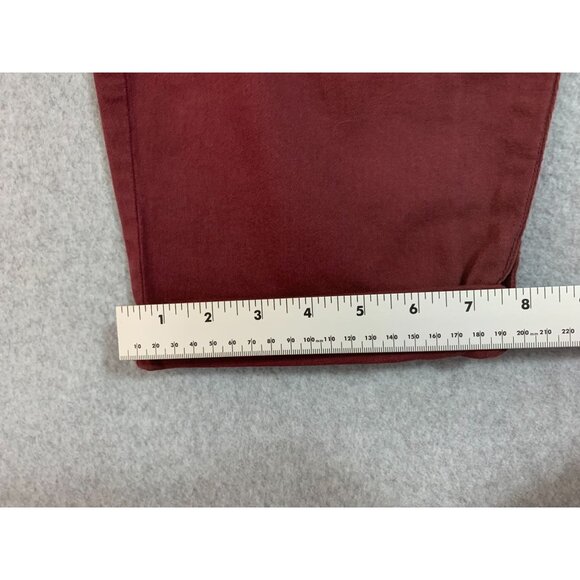 Torrid Womens Size 22 Double Buckle Maroon Pants Feel the Fit Cuffed Hem Straigh - Picture 5 of 9